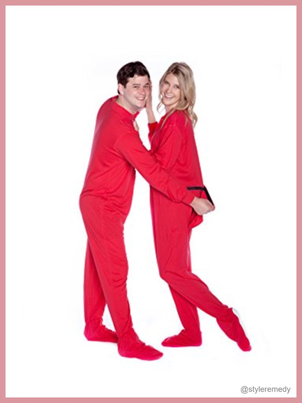 Cotton Footed One-Piece Pajamas Drop Seat EZ Snap Unisex Loungewear
